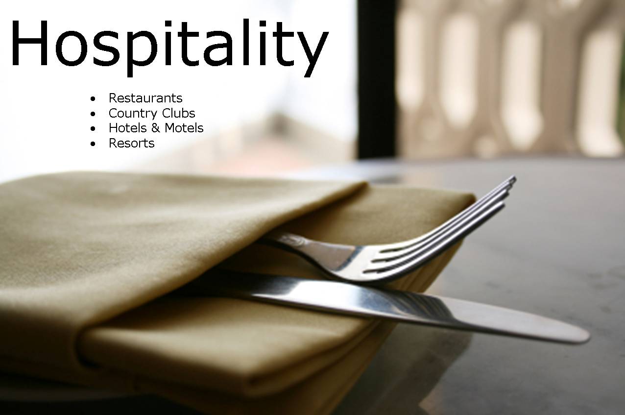 Hospitality students in training